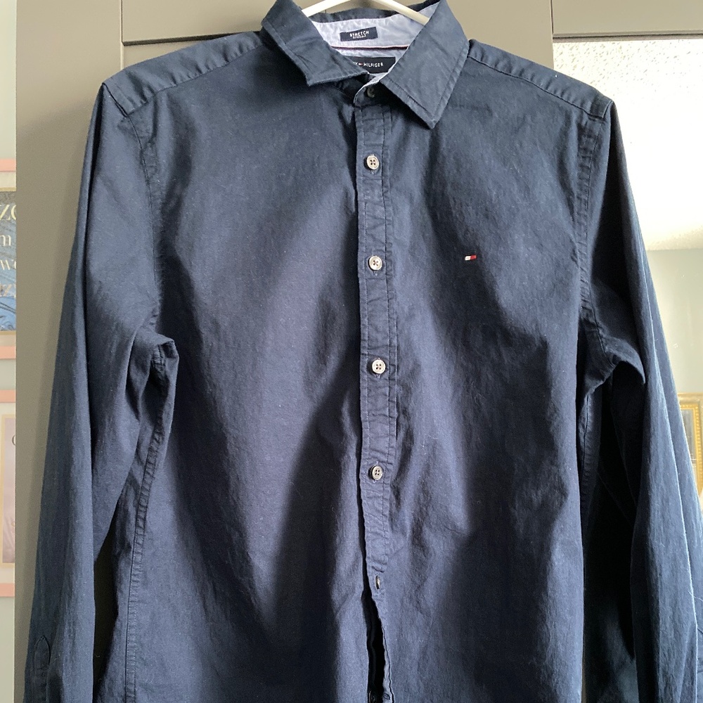 Tommy Hilfiger men’s stretch dress shirt size M
